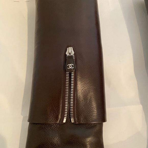 Chanel boots size 38 dark brown - Picture 6 of 8